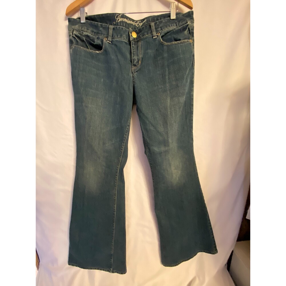 Y2K! American Eagle Real Flare Size 14 Regular Very Good !!!
